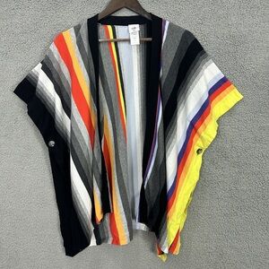 Cabi Colorful Striped Open Front‎ Kimono Cardigan Womens XS/S Boho Festival